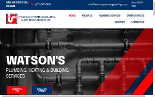 Watson's Plumbing & Heating website
