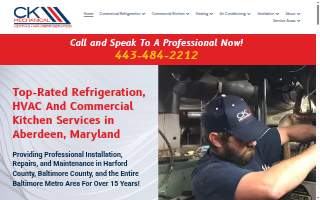 CK Mechanical website