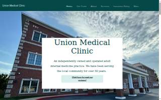 Union Medical Clinic website