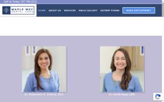 Maple Way Dental Care website