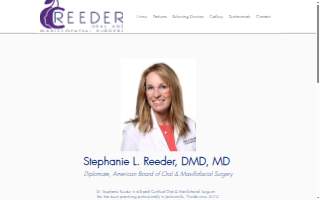 Reeder Chiropractic Healthcare website