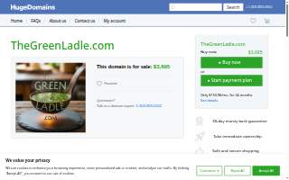 The Green Ladle website