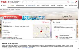 CVS of Lewiston website