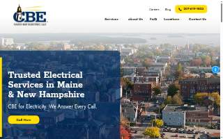 Casco Bay Electric Lewiston website