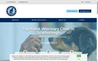 Scarborough Animal Hospital of South Portland website