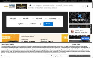 Pape Chevrolet website