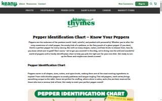 PEPPER'S Mexican Cuisine website