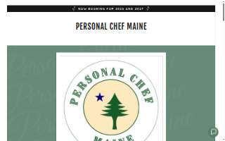 Personal Chef Maine website