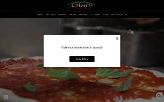 Coletti's Pizza Factory website