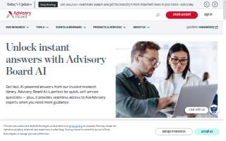 The Advisory USA website