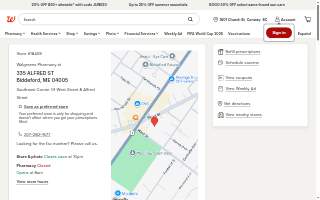 Walgreens of Biddeford website