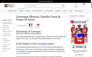 Levesque's Excavation website