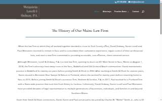 Weinstein, Lovell & Ordway, P.A. website