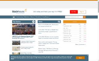 Stockhouse Restaurant & Sports website