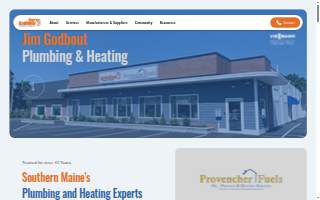 Jim Godbout Plumbing and Heating website