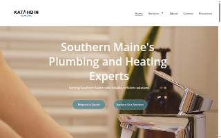 Katahdin Plumbing website