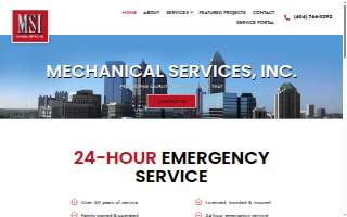 Mechanical Services Inc. website