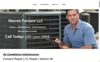 Warren Furnace and Air Conditioning website