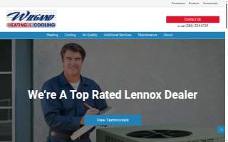 Wiegand Heating & Cooling website