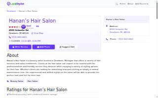 King hair salon website