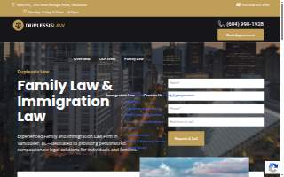 Duplessis Law, PLLC. website