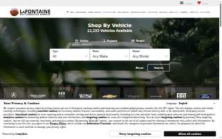 LaFontaine Buick GMC Dearborn website
