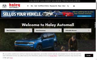 Haley's Metal Shop, Inc. website