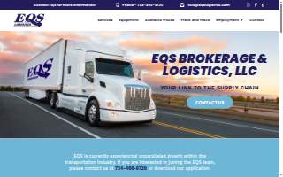 EQS Broker & Logistics website