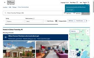 Hampton Inn Detroit/Roseville of Clinton Township website