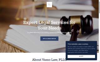 Vasso Law, PLLC of Canton website
