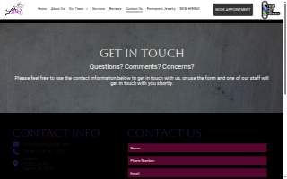 Lux Looks Salon website