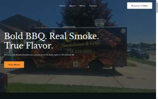 Chubz Smoke House Catering of Canton website