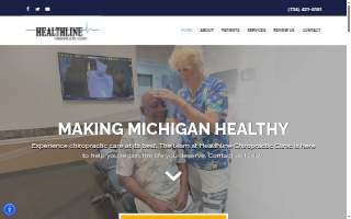 Healthline Chiropractic Clinic website