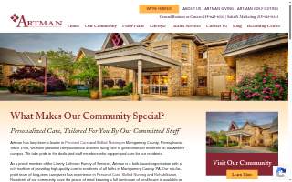 Artman's Landscape & Nursery website