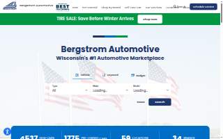 Bergstrom Insurance Agency website