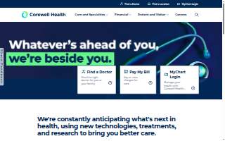 Corewell Health Urgent Care - Farmington Hills website