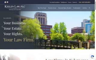 Keilen Law, PLC website