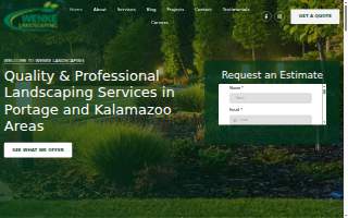 Wenke Landscaping website