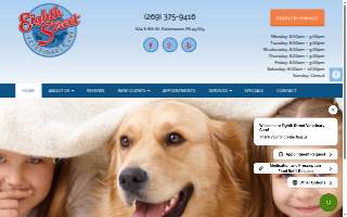 Eighth Street Veterinary Care website