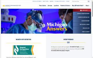 University of Michigan Health-West website