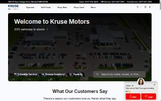 Kruse's Paint Creek Tavern website
