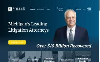 The Miller Law Firm, P.C. Rochester Office website
