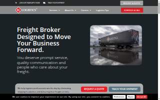 RJ Logistics of Southfield website