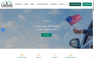 Chessie Federal Credit Union website