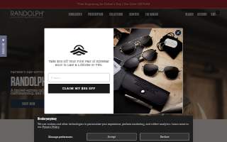 Randolph's Salon website