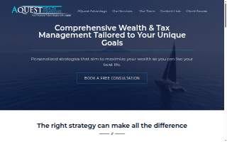 Aquest Wealth Strategies website