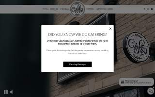 Cafe 316 of Rochester website