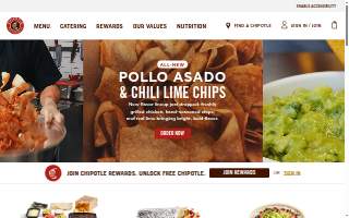 Chipotle Mexican Grill of Houston website