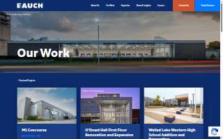 AUCH Construction website