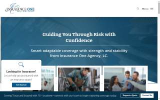 Insurance One Agency website
